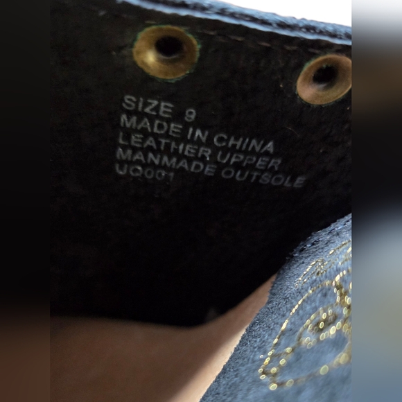 Sbicca - NEW Crowley Black Leather Studded Clog Sandals Y2K Boho Platform 4.5" H - Picture 5 of 8